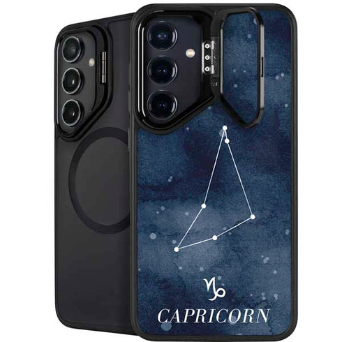 Capricorn Constellation Galaxy S25 Kickstand Case